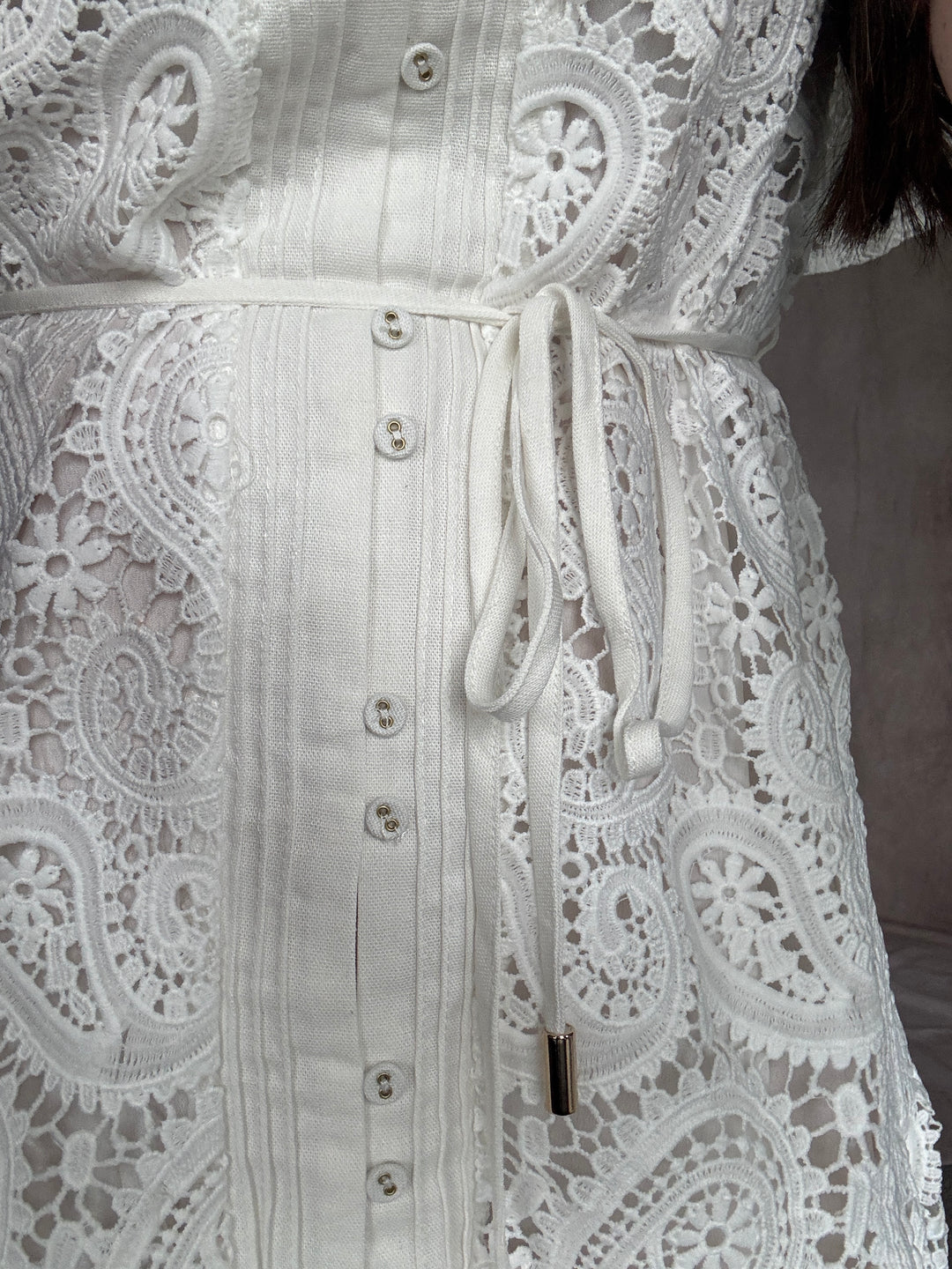 Something White Short Lace Dress