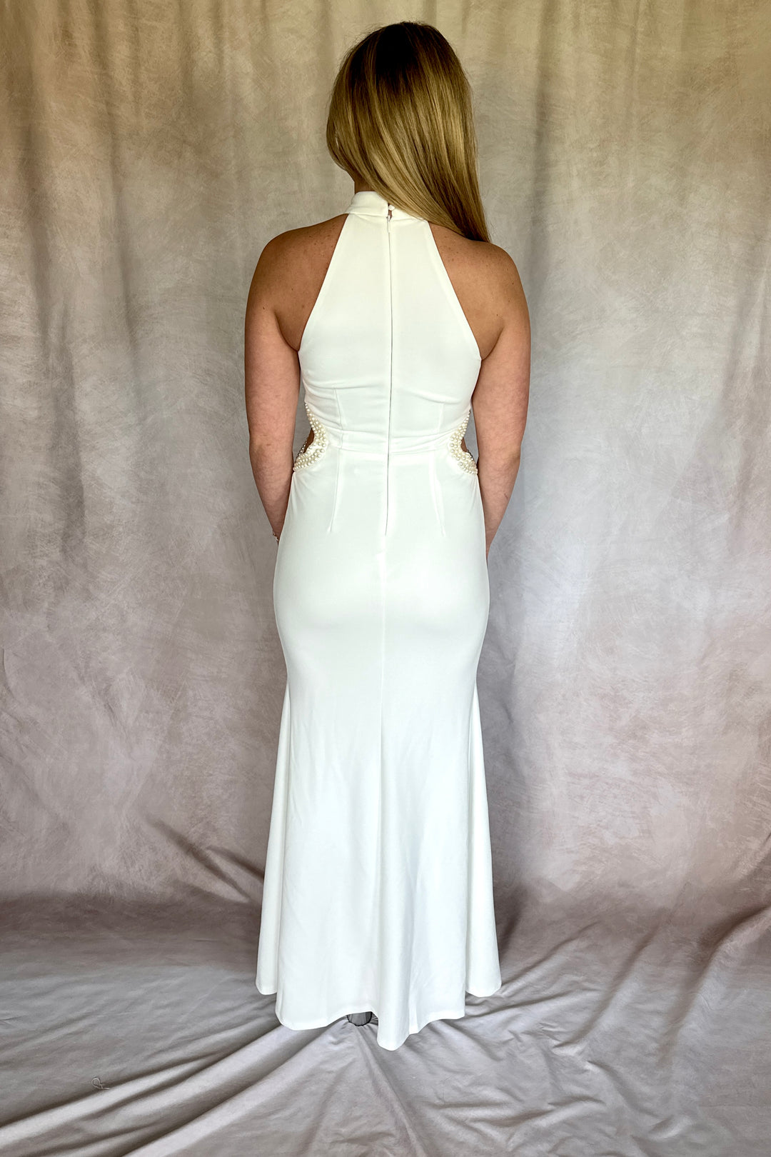 The Pearl White Formal Dress